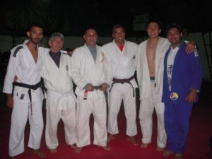 Dr. Lee with Colombia's Brazilian Jiujitsu & Judo instructors.